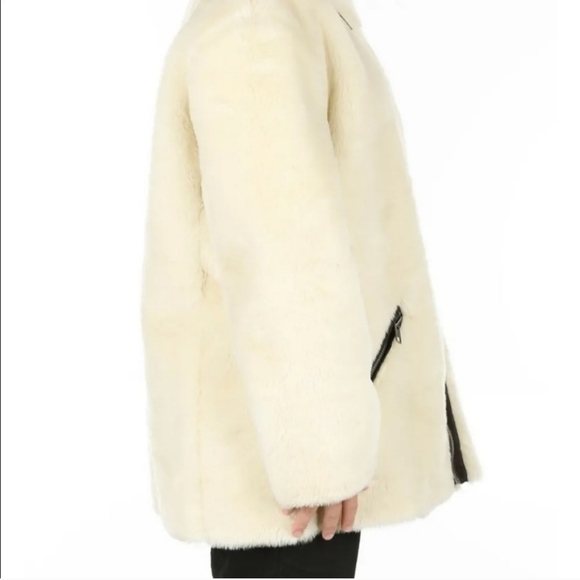 ASOS Fur Coat, size 4 - Picture 7 of 7
